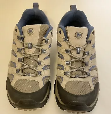 Merrell Moab 2 Hiker Shoe Women’s Size 11 Ventilator J06018 Gray & Blue - Image 1 of 4