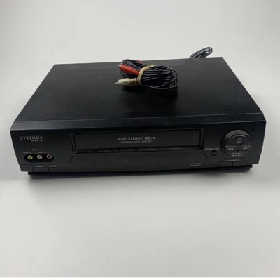Optimus Modelo 200 Hi-Fi 4 cabezales VHS VCR probado y funcionando sin control remoto Foto 1 de 4
