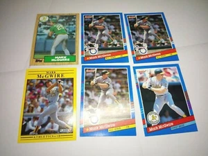 MARK MCGWIRE 1987 TOPPS 1991 DONRUSS FLEER OAKLAND ATHLETICS - Picture 1 of 5