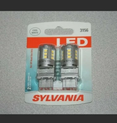 Sylvania LED 3156 Pair Set LED Lamps Bulbs LED turn signals / DRL Amber bright - Image 1 of 2