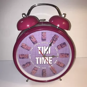 Tiki Time großer Glockenwecker Magenta Rosa Neuheit Kitsch Hausbar getestet - Bild 1 von 5