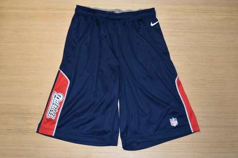 NFL NEW ENGLAND PATRIOTS ON FIELD DRI FIT Drawstring Shorts / Pockets~~Men LARGE Cover