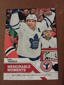 2018-19 JOHN TAVARES UPPER DECK NATIONAL HOCKEY CARD DAY #CAN16 MAPLE LEAFS