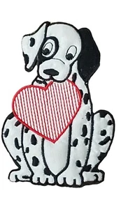 Lindo parche de hierro bordado para perro dálmata - Imagen 1 de 6