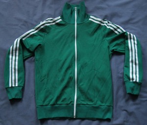 green adidas track top