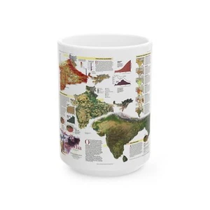India (1997) (Map) White Coffee Mug - Picture 1 of 9