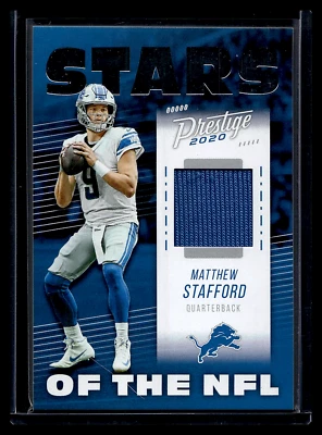 2020 PRESTIGE STARS OF THE NFL JERSEYS #29 MATTHEW STAFFORD DETROIT LIONS - Image 1 of 3