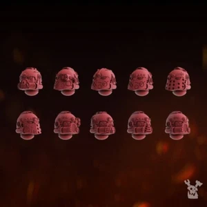 10er Set Feuerprediger Köpfe DakkaDakka Store/Sci-Fi/Tischplatte Miniatur - Bild 1 von 2