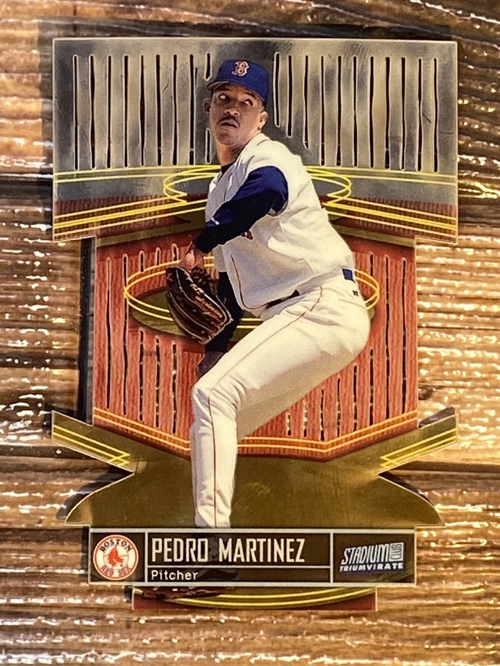 1999 Topps Stadium Club Triumvirate Baseball Pedro Martinez Luminous #T7B - Image 1 of 2