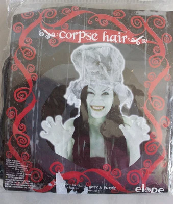 NIP Elope Corpse Hair Wig Long Black Strands Ghost Ghoul Witch Vampire Hag c12 - Image 1 of 2