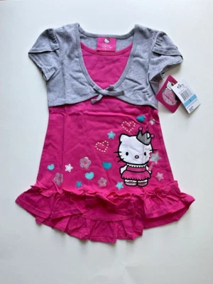 Hello Kitty Macy's "Princess" Girl's Ruffled Shirt Pink Size 5 - Image 1 of 3