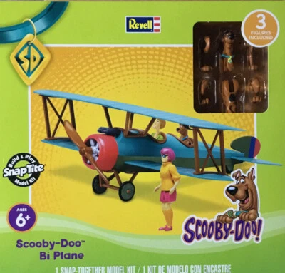 2017 Revell "SCOOBY-DOO" Bi Plane SnapTite Build & Play Model Kit - New in Box!! - Image 1 of 3
