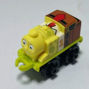 THOMAS & FRIENDS Minis Train Engine 2014 Thomas as SPONGEBOB NEW ~ Weighted - Picture 1 of 7