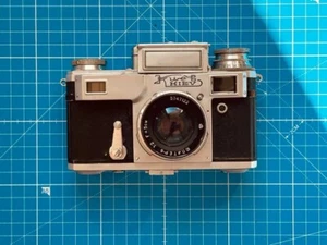 Kiev IIIa, 1956, Ukraine, ussr, Jupiter-8 50mm f/2.0, Vintage Film Camera, Case - Bild 1 von 12