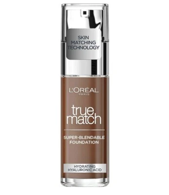 L'OREAL TRUE MATCH LIQUID FOUNDATION - DARK COFFEE (11.N) **FREE DELIVERY** - Image 1 of 3