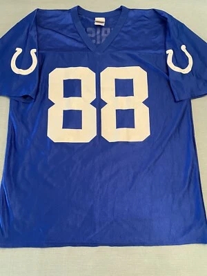 Camiseta de fútbol americano grande vintage de los Marvin Harrison Indianapolis Colts #88 de la NFL para hombre Foto 1 de 4