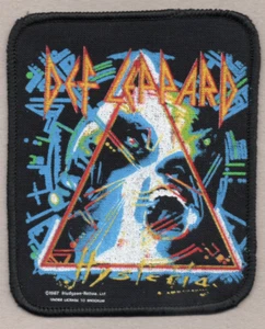 Def Leppard Heavy Metal British Rock Band Printed Cloth Patch 1987 Vintage - Bild 1 von 2