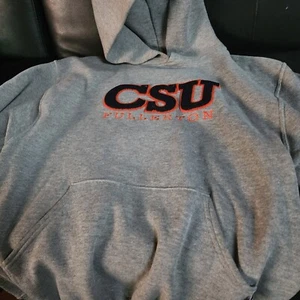Sudadera con Capucha Pullover Russell CSUF De Colección Pequeña Cal State University Fullerton RARA - Imagen 1 de 3