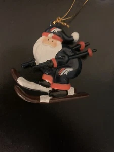 NFL The Memory Company Denver Broncos Santa On Slays  - Picture 1 of 1