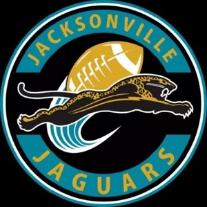 L46 Jacksonville Jaguars NFL Equipo de Fútbol Logo Imán de Refrigerador 4 Pulgadas - Imagen 1 de 1