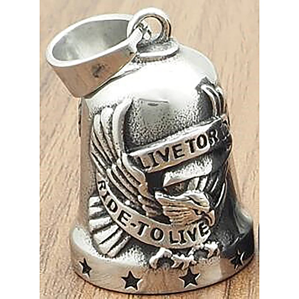 BGA Live 2 Paseos Motocicleta Moto Plateado Guardian Bell Nuevo Foto 1 de 1