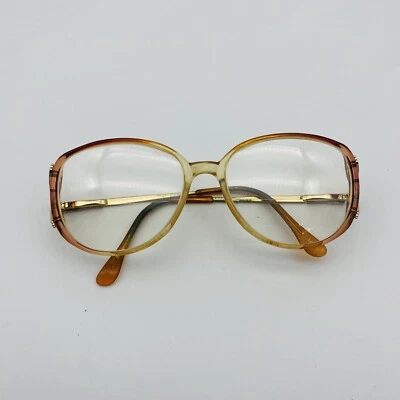 Monturas de gafas vintage tono marrón 53 16 140 Foto 1 de 4