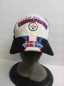 Gorra Sombrero 2006 Pittsburgh Steelers Super Bowl XL Champions Ajustable NFL - Imagen 1 de 3