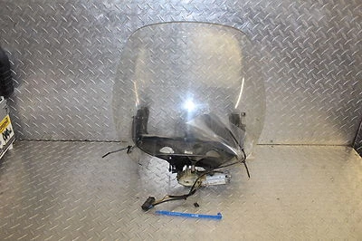 2002 BMW R1150RT-P R1150RT POLICE WINDSHIELD WIND SCREEN WITH BRACKET MOTOR - Image 1 of 4