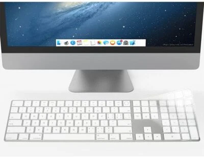 Klar Ultra Dünn TPU Tastaturschutz Cover für Magic Keyboard Ziffernblock iMac 24 - Bild 1 von 4