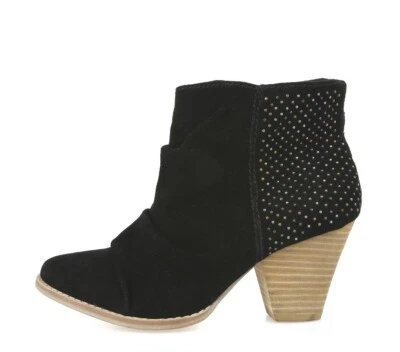 SPLENDID 205156 botines de gamuza negros con tachuelas talla. 5,5 M ¡NUEVO! Foto 1 de 4