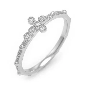 Rosary Ring RS195 925 Sterling Silver Catholic Christian (US 4 ~ 12 1/2) - Picture 1 of 1