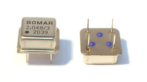 Kristalluhr Oszillator 2,048 MHz Bomar - Bild 1 von 1