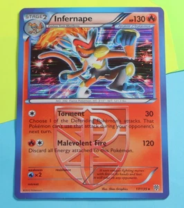 Juego de cartas coleccionables Pokémon Infernape Holo Plasma Storm 17/135 Pokémon - Imagen 1 de 3