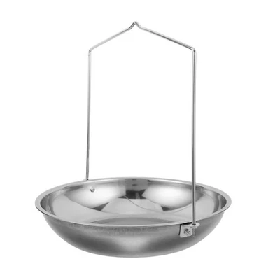  Piatto per bilancia da appendere in acciaio inossidabile con catena, vassoio - Immagine 1 di 4