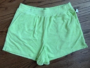 Neu mit Etikett Gap Damen limettengrün Frotteeshorts Taschen Large - Bild 1 von 1