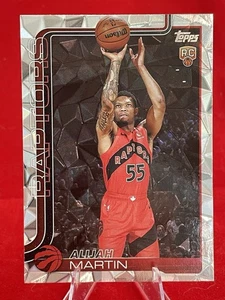 2025-26 TOPPS BASKETBALL ALIJAH MARTIN (RC) SILVER DIAMONTE FOIL RAPTORS - MINT - Picture 1 of 2