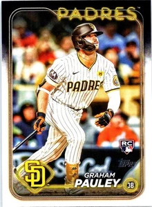 2024 Topps Update #US84 Graham Pauley RC Rookie San Diego Padres - Picture 1 of 2