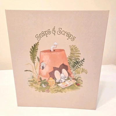 Álbum de recortes/fotos Hallmark 1979 vintage ratón 24 páginas álbum usado  Foto 1 de 4