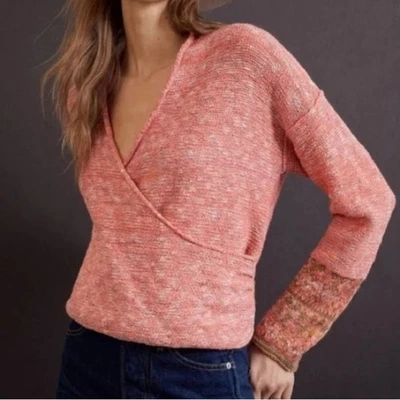 Suéter envolvente tejido ANTHROPOLOGIE PILCRO TALLA S Foto 1 de 4