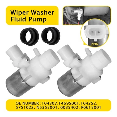 2x Bomba de fluido limpiaparabrisas lavadora para Peterbilt 335 2006-2008 340 2007-2008 Foto 1 de 4