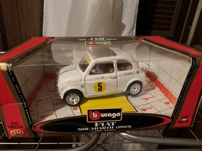 FIAT 500 ABARTH 1965 BURAGO SCALA 1/18  - Immagine 1 di 4
