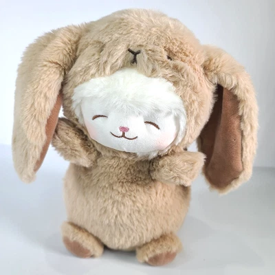 Miniso Tan Beige Lamb Plush Bunny Ears 10" Sheep Stuffed Animal Toy Lovey Gift - Image 1 of 4