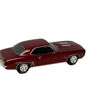 Classic Metal Works 1:24 1969 Chevy Camaro SS 396 Diecast Car Burgundy - Picture 1 of 7