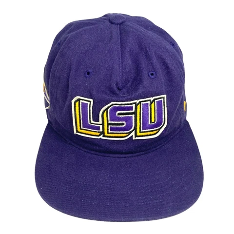 Zephyr LSU Tigers 1860 Pennant 100% Cotton Purple Cap NCAA Snapback Hat Cover