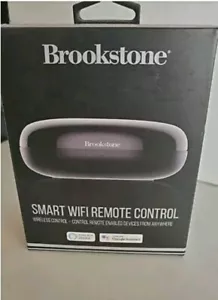 BrookStone Smart WIFI Remote Control w/ Smart Assistant BKSCNTRL Black BRAND NEW - Picture 1 of 2
