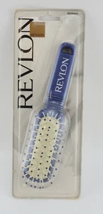 Vintage Revlon Hair Brush New in Package Blue 8" - Picture 1 of 4