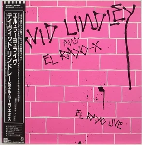 DAVID LINDLEY AND EL RAYO-X / EL RAYO LIVE / ASYLUM / WARNER PIONEER JAPAN OBI - Picture 1 of 3