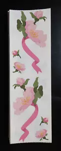 Álbum de recortes de boda con bordes florales flores rosadas pegatinas de señora Grossman de colección - Imagen 1 de 2