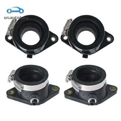 4 x Bota colector de admisión de carburador izquierdo y derecho para Suzuki GS550 GS650E GS850G Foto 1 de 4