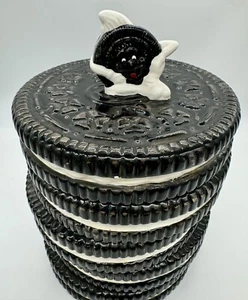VINTAGE anni 70 ~ Collezione Nabisco Classics - Barattolo biscotti Oreo impilato con coperchio 20 foto - Foto 1 di 20